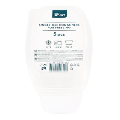 Vienk.indai maist.šald.750 ml,5vnt RIMI SMART