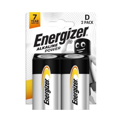 Baterijos ENERGIZER POWER D, 2 vnt.