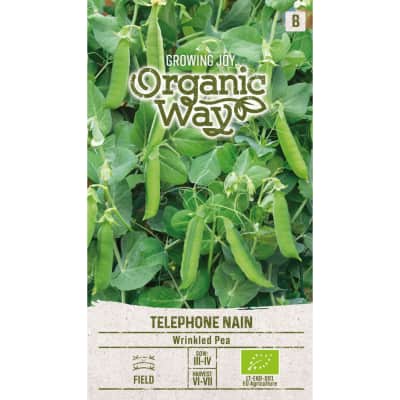 Sėklos ORGANIC WAY Žirniai Telephone Nain