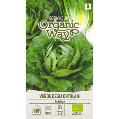 Sėklos ORGANIC WAY Salotos Verde Degli Ort.