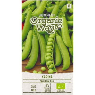 Sėklos ORGANIC WAY Žirniai raukšlėt. Karina