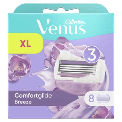 Skustuvo galvutės VENUS COMFORTGLIDE, 8 vnt.