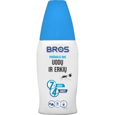 Purškiklis nuo uodų ir erkių BROS, 100ml