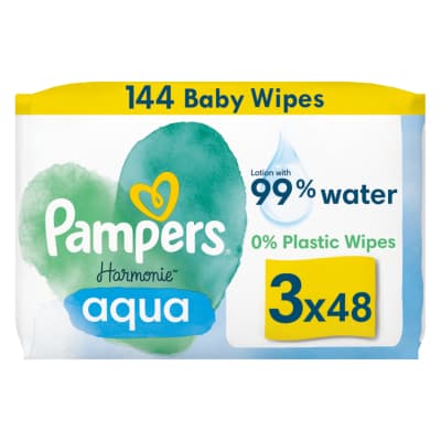 Servetėlės PAMPERS Harmonie PF, 144 vnt.