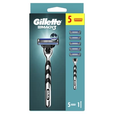 Skut. rink. GILLETTE MACH3, 5 peil.+kot.
