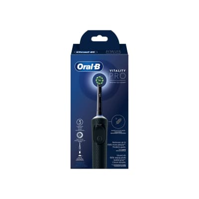 El.dantų šep.ORAL B POC VITALITY PRO BLACK