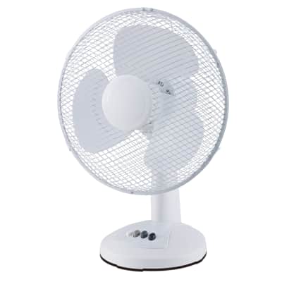 Stalinis ventil., balt., 30cm, 40W, SS25