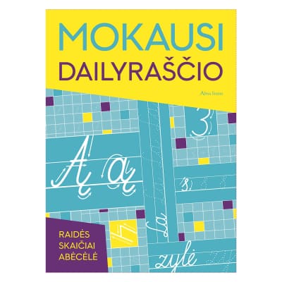 Spalvinimo knyga MOKAUSI DAILYRAŠČIO