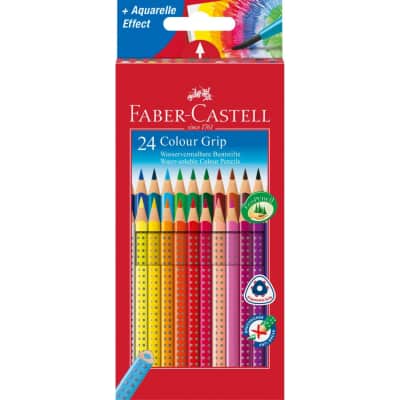 Sp. pieštukai FABER-CASTELL GRIP 2001, 24 sp.