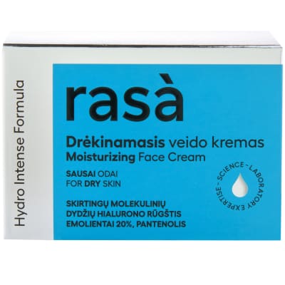 Drėk. veido kremas RASA HYDRO INTENSE, 55 ml