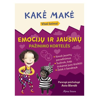 Kort. KAKĖ MAKĖ EMOCIJŲ IR JAUSMŲ PAŽINIMO K.