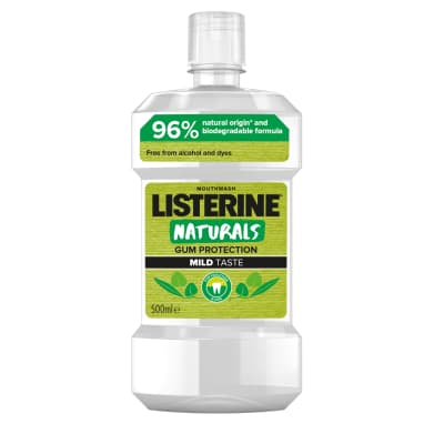 Burn.skal.skys.LISTERINE NATURALS,500ml