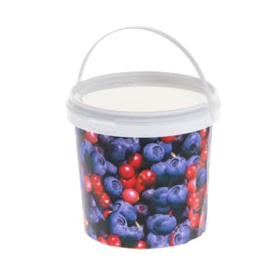 Plast. kibiras su dangčiu MARJUKKA, 1 l