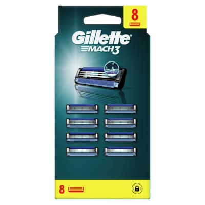 Skustuvo galvutės GILLETTE MACH3, 8 vnt.