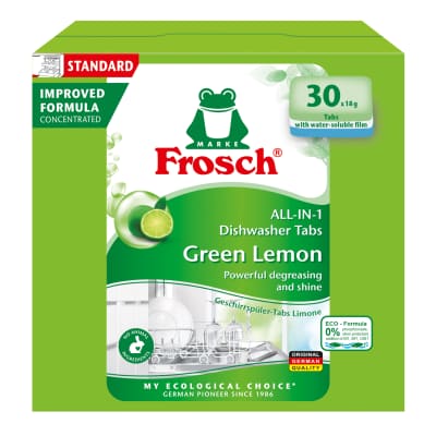 Indaplov. tabl. FROSCH ALL IN 1 LIME, 30 vnt
