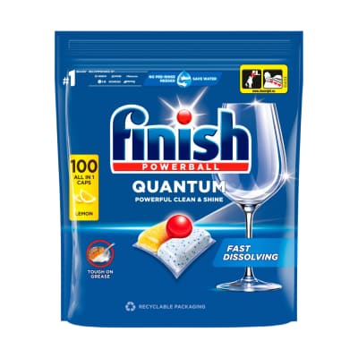 Indų ploviklio kaps. FINISH QUANTUM, 100 vnt