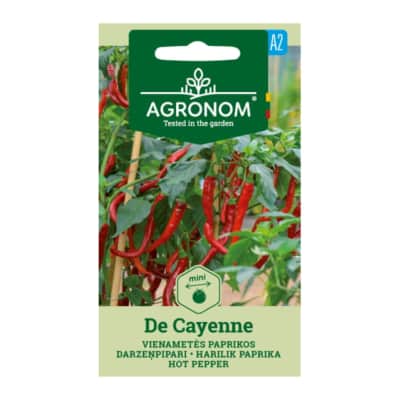 Sėklos AGRONOM Paprikos de Cayenne