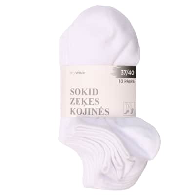 Kojinės MYWEAR, balt., 37 / 40, 10 porų, SS25