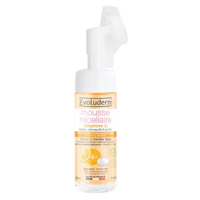 Micelinės putos EVOLUDERM su vit. C, 150 ml