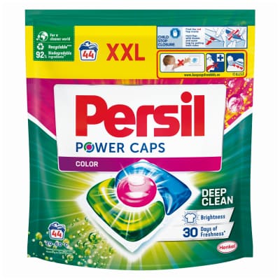 Skalb. kaps. PERSIL POWER CAPS COLOR, 44 sk.