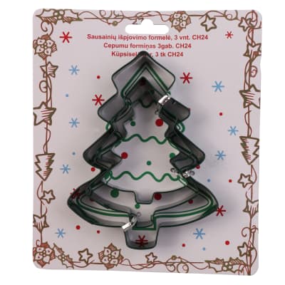 Sausainių formelės, 3 vnt., CH25