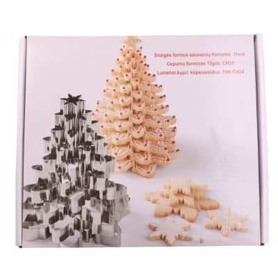 Sausainių formelės, 10 vnt., CH25