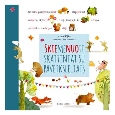 Knyga SKIEMENUOTI SKAITINIAI SU PAVEIKSLĖL.