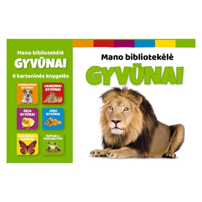 Knyga GYVŪNAI. MANO BIBLIOTEKĖLĖ