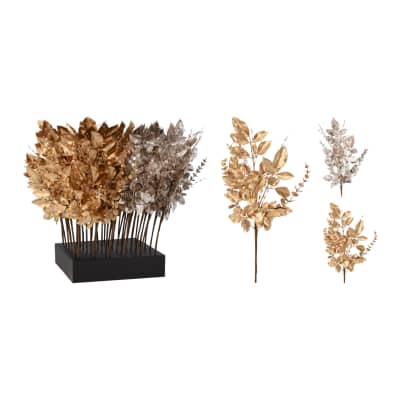 Dekoratyvinė šakelė su lapais, 3spalvos, CH25