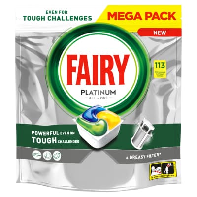 Ind. kapsulės FAIRY PLATINUM LEMON, 113 vnt.