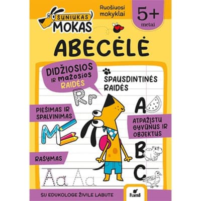 Spalv. kn. ŠUNIUKAS MOKAS. ABĖCĖLĖ