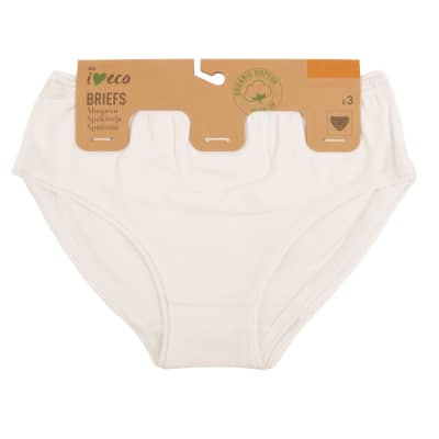 Merg. kelnaitės I LOVE ECO, 158 / 164, 3 vnt.