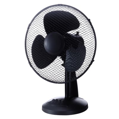 Stalinis ventil., juod., 30cm, 40W, SS25