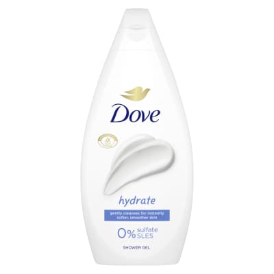 Dušo želė DOVE HYDRATE, 450 ml