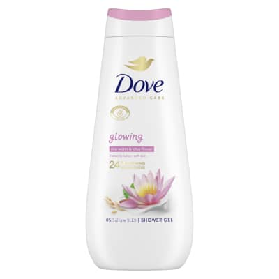 Dušo želė DOVE GLOWING, 400 ml