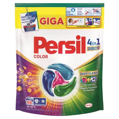 Skalbimo kapsulės PERSIL DISCS , 68 vnt.