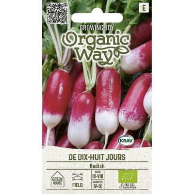 Sėklos ORGANIC WAY Ridikėl. De Dix-Huit