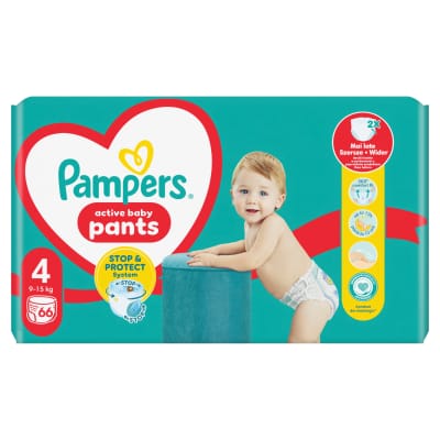 Sauskelnės PAMPERS PANTS GIANT P. S4, 66 vnt.