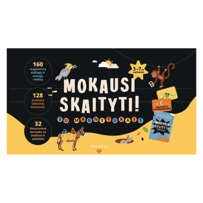 Knyga MOKAUSI SKAITYTI. SU MAGNETUKAIS