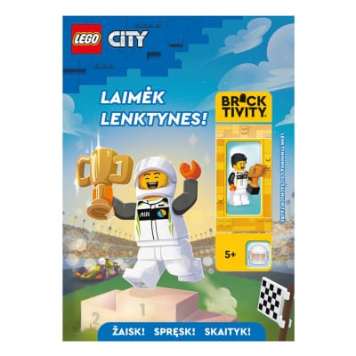 Knyga LEGO® CITY. LAIMĖK LENKTYNES