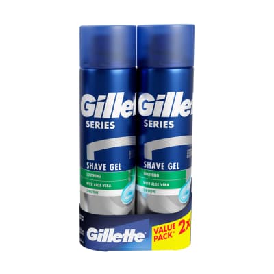 Skutimosi gelis GILLETTE SERIES, 2 x 200 ml