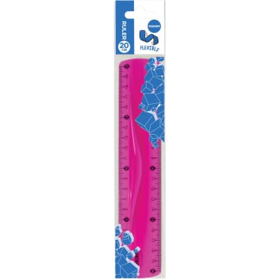Liniuotė plastikinė CENTRUM, 20 cm