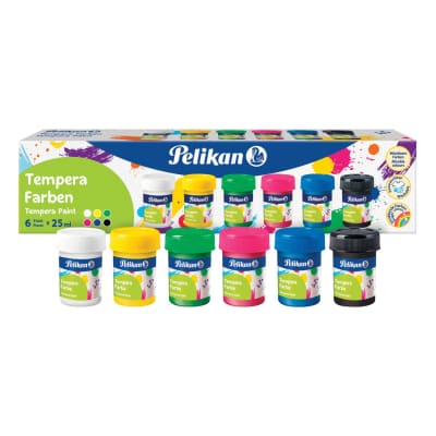 Guašas PELIKAN, 6 x 25 ml