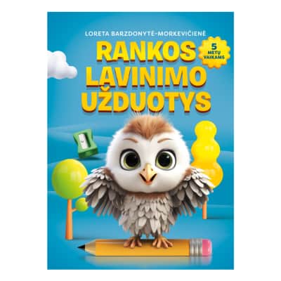 Knyga RANKOS LAVINIMO UŽDUOTYS 5M.VAIKAMS