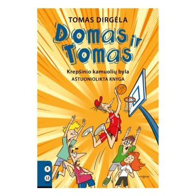 Knyga DOMAS IR TOMAS. KREPŠINIO KAMUOLIŲ BYLA