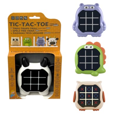 Interaktyvus žaidimas TIC TAC TOE, 3in1