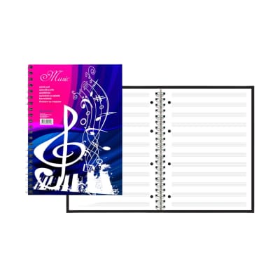 Muzikos sąsiuvinis SULEMEES, 50 l., A4, BS25
