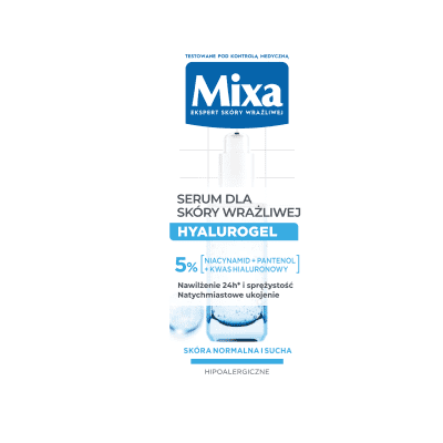 Ser. jautr. veido odai MIXA HYALUROGEL, 30 ml