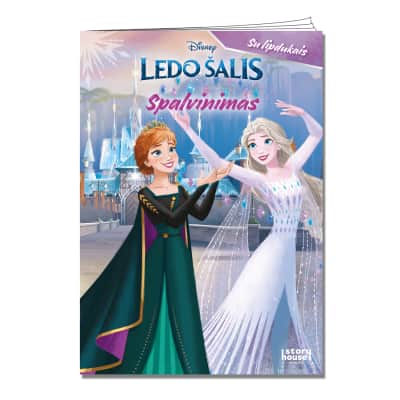 Spalv. kn. LEDO ŠALIS. SU LIPDUKAIS