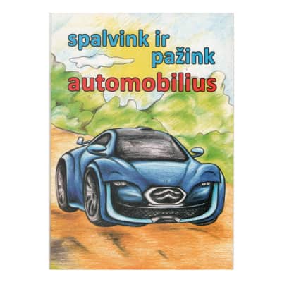 Knyga SPALVINK IR PAŽINK AUTOMOBILIUS